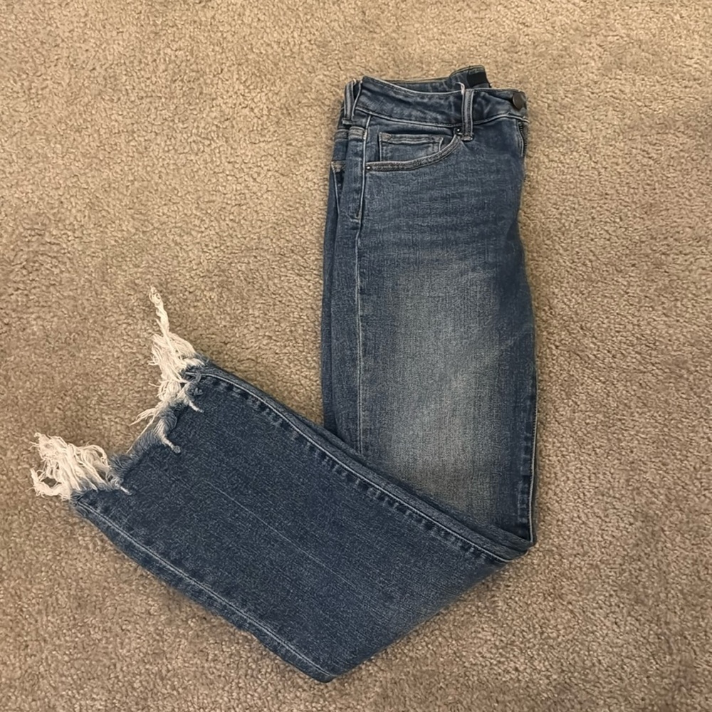 Ankle straight jeans